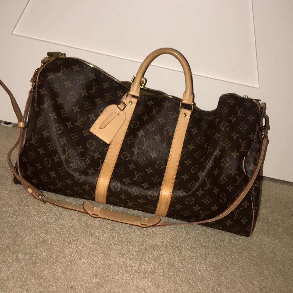 Authentic Louis Vuitton duffle 55